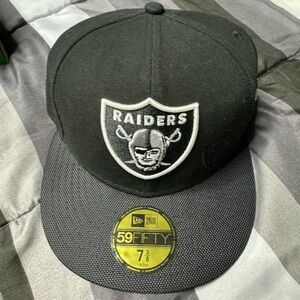 Raiders new era fitted hat